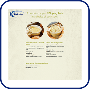 Garlic Butter Dipping Pots